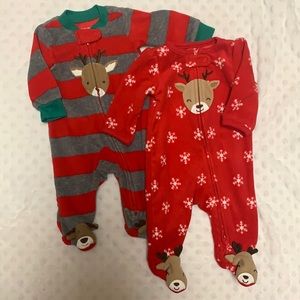 🎉Host Pick!🎉 NB Reindeer onesies, cute for twins!